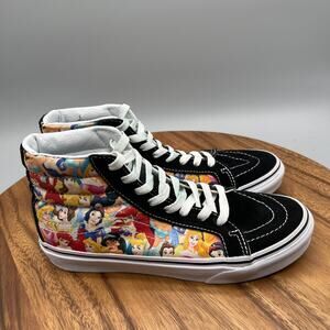 Vans X Disney Princess Shoes Womens 7 Princess High Tops Casual Skate Sneakers
